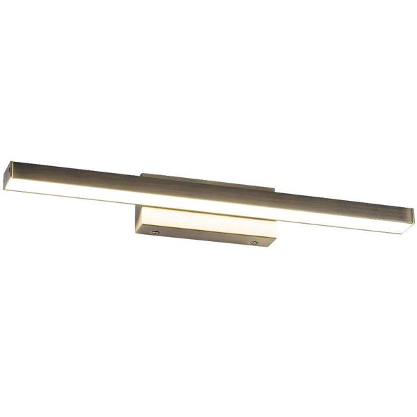 Łazienkowa LAMPA ścienna JOHN 5721 Rabalux metalowa OPRAWA kinkiet belka LED 12W 4000K IP44 brązowa biała zdjęcie 2