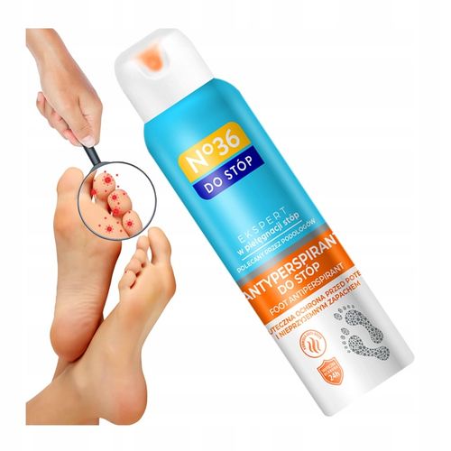 Spray antyperspirant do stóp antybakteryjny niwelujący zapach No36 x5 na Arena.pl