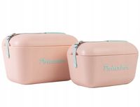 Lodówka turystyczna POLARBOX pudrowy + turkus 12L