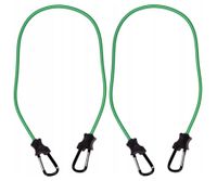 Ściągacze elastyczne z karabińczykiem 1metr zestaw 2 sztuk Vorel