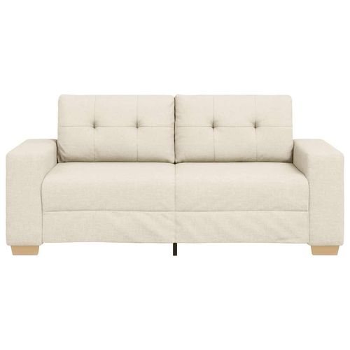 Sofa dwuosobowa obity lnem, 140 cm na Arena.pl