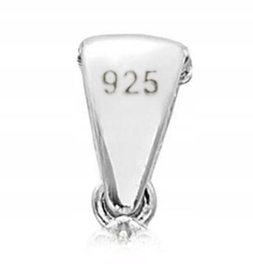 NASZYNIK SREBRNY ŁAŃCUSZEK Z CZERWONYM GRANATEM zdjęcie 13