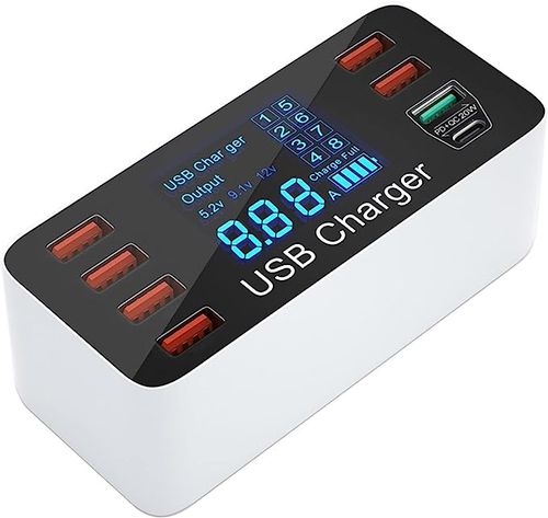 Stacja ładowania 8x USB / QC 3.0 / Type-C - ładowarka na Arena.pl