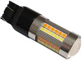 żarówka 69 LED w21/5w T20 dwu kolorowa dual color 12v  USA RS