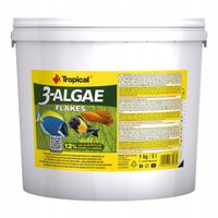 Tropical 3-Algae Flakes Pokarm dla ryb roślinożernych z algami 5L