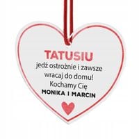 ZAWIESZKA do AUTA samochodu  prezent dla taty na DZIEŃ TATY DZIEŃ OJCA