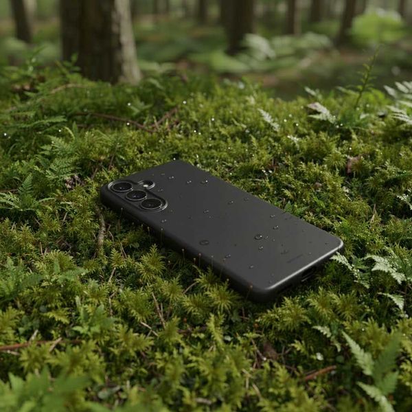 Spacecase Silicone Case 3.0 Galaxy S25 Fe Black zdjęcie 2