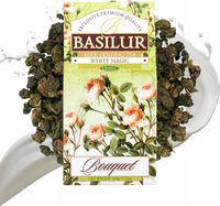 Herbata zielona MILK OOLONG mleczny liściasta Basilur White Magic - 100g