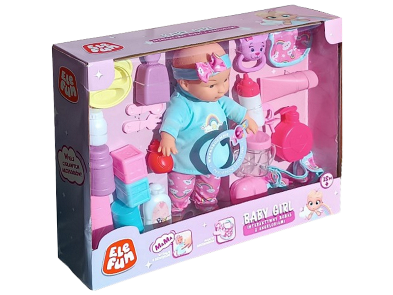 Interaktywna lalka - Bobas akcesoriami zdjęcie 4