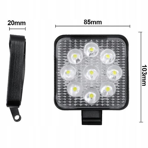 Halogen lightbar-doświetlacz Led 10-30V/27W 2400lm na Arena.pl
