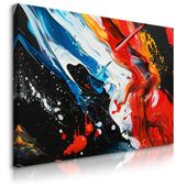 Obraz Do Salonu Abstrakcja Nowoczesny Wzór Farba 100cm x 70cm