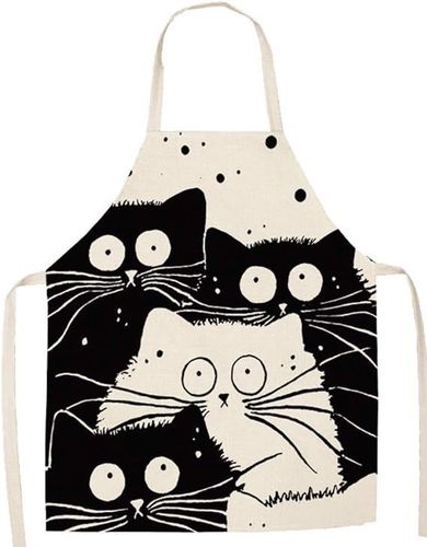 Fartuch kuchenny wzór z kotami kreskówkowy na Arena.pl