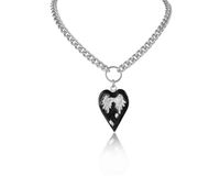 choker z sercem z kolekcji angel (c23/zwe/54ag)