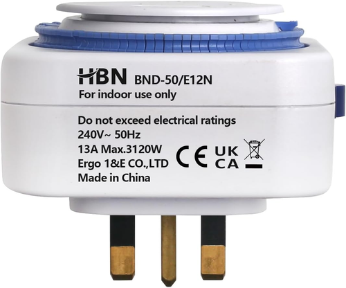 Programator Czasowy Gniazdko 3szt HBN Mechanical Timer Socket 24h 13A na Arena.pl