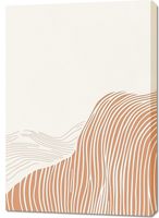 Obraz 70x100cm Falisty Minimalistyczny , Wnętrza Styl Skandynawski, Boho