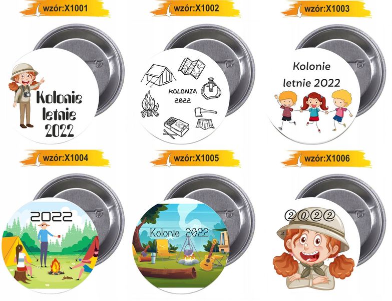 Przypinki buttony KOLONIA 2022 SUPER JAKOŚĆ zdjęcie 5