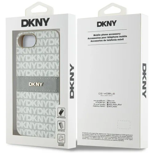 etui dkny repeat texture pattern with tonal stripe na iphone 16e na Arena.pl
