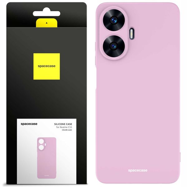 Spacecase Silicone Case Realme C55 lilac zdjęcie 1