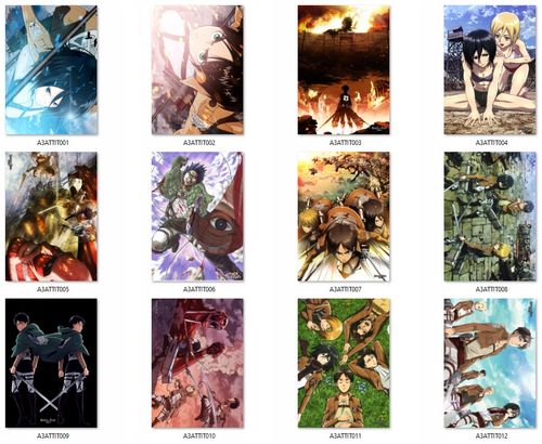 Plakat Attack on Titan Shingeki no Kyojin DO WYBORU na Arena.pl