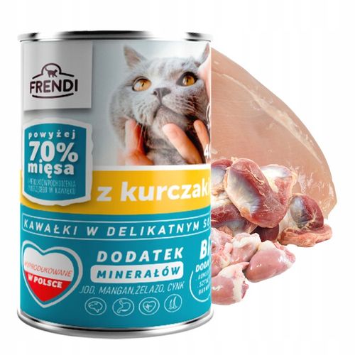 FRENDI Puszka karma mokra dla kota mix smaków 24 x 400g na Arena.pl
