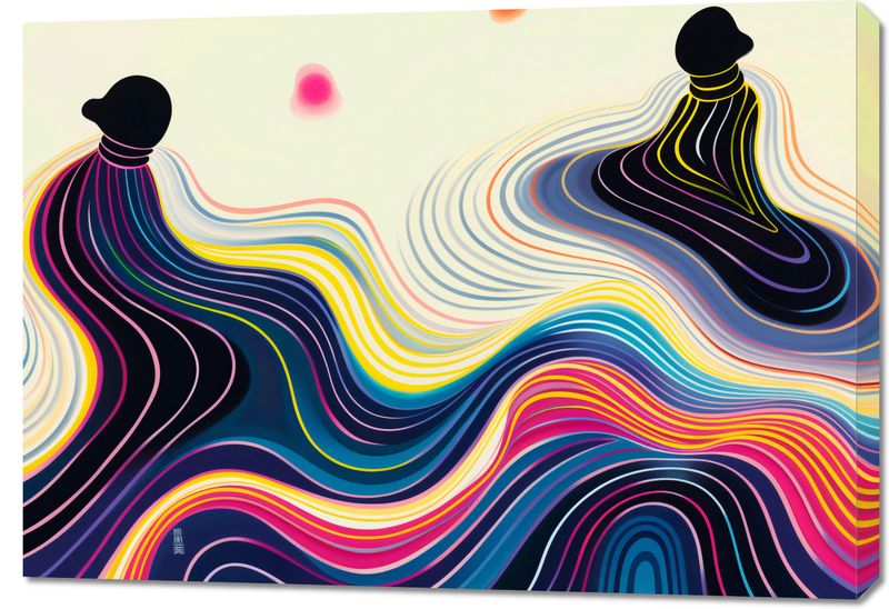 Obraz 100x70cm Wodnista Tafla zdjęcie 1