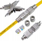 ŁĄCZNIK MODULARNY BECZKA RJ45 KAT. 6A KAT. 7 STP BEZNARZĘDZIOWY