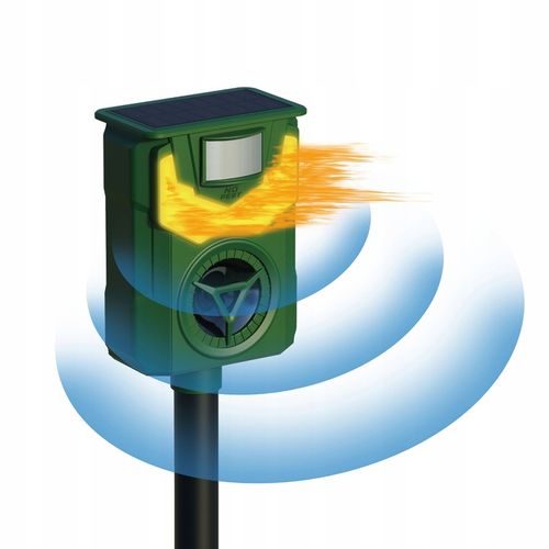 ULTRADŹWIĘKOWY ODSTRASZACZ PSÓW KOTÓW KUN LISÓW DZIKÓW SAREN JELENI NO PEST na Arena.pl