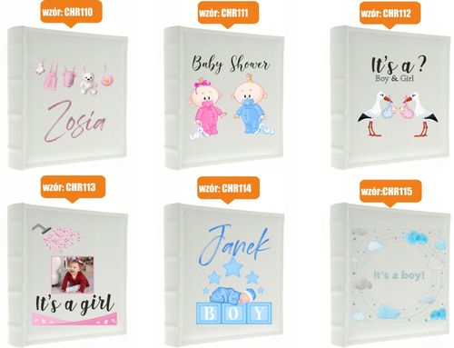 DUŻY ALBUM NA ZDJĘCIA Z NADRUKIEM dla dziecka na Arena.pl