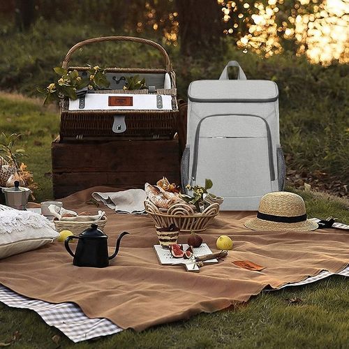 Plecak Termiczny Chłodzący Termoizolacyjny Lodówka Plażowy Torba + Wkład na Arena.pl