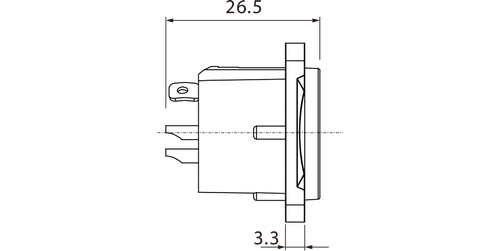 Roxtone gniazdo tablicowe XLR RX3MD-NS na Arena.pl