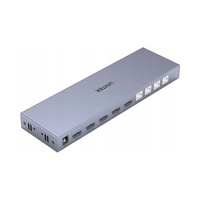 Unitek Przełącznik KVM 4K 60Hz HDMI 2.0 4-in 1-out +USB (4 źródła 1 ekran)