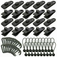 20szt klips plandeka namiot blokada uchwyt zestaw zacisków do namiotu