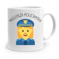 Kubek Dla Najlepszego Policjanta Policjantki Z Nadrukiem Ze Zdjęciem