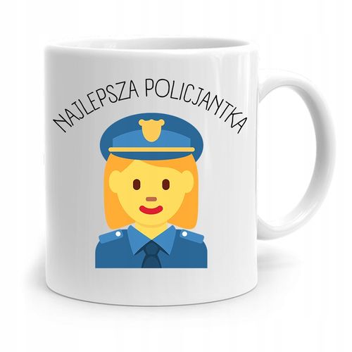 Kubek Dla Najlepszego Policjanta Policjantki Z Nadrukiem Ze Zdjęciem na Arena.pl