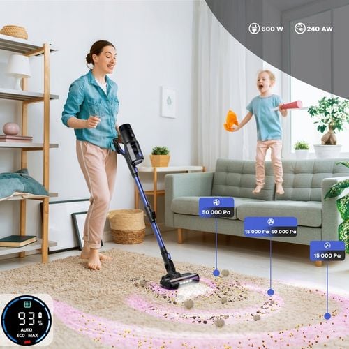 Odkurzacz Bezprzewodowy Pionowy VOKSAR V11s 5w1 LED FLEX TUBE HEPA na Arena.pl