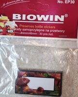 Etykiety na przetwory GRZYBY2 samoprzylep 30szt.