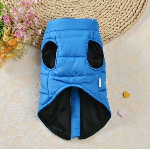 KURTKA UBRANKO DLA PSA KAMIZELKA CIEPŁA ZIMOWA NIEBIESKA S na Arena.pl