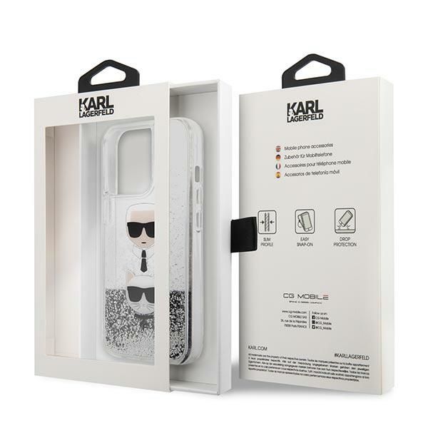 Etui Karl Lagerfeld do iPhone 13 Pro Max, Srebrny zdjęcie 8