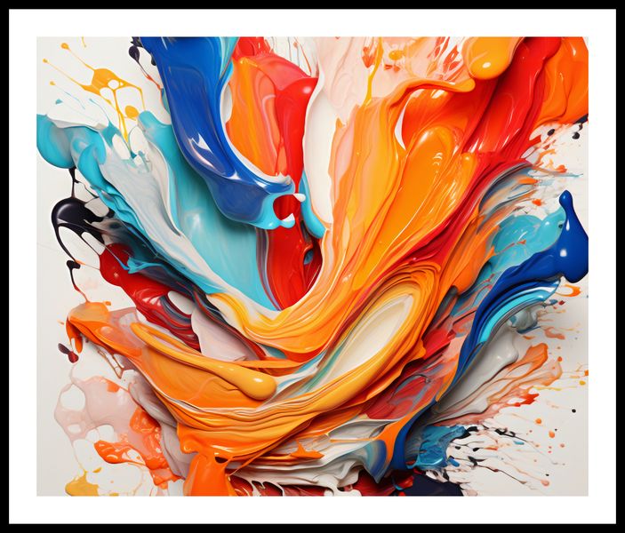 Plakat 60x50cm Taneczne Fale zdjęcie 3