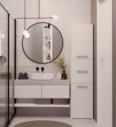 SZAFKA REGAŁ SŁUPEK 3 DRZWI MALWA S43 BIAŁY na Arena.pl