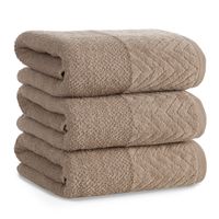 Ręcznik Loren (04) 30X50 cm beżowy 500 g/m² bawełna bordiura