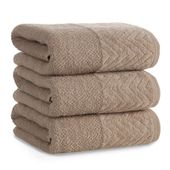 Ręcznik Loren (04) 30X50 cm beżowy 500 g/m² bawełna bordiura