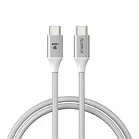 2 x Kabel Orico USB-C 100W PD Szybkie Ładowanie iPhone MacBook 1m