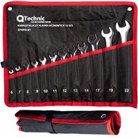 KLUCZE PŁASKO-OCZKOWE 6-22mm 12szt SCHMITH QTKPO-01