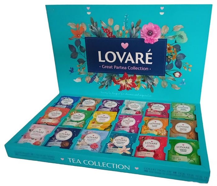 Zestaw Herbat Lovare Great Partea Winter Collection Kolekcja 18 smak 90 tor zdjęcie 8