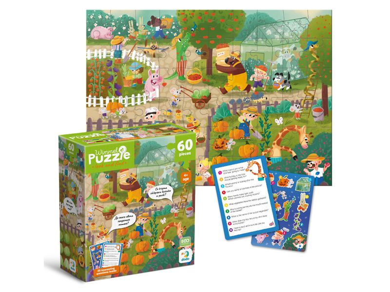 Puzzle ”Na Wsi”, Ilość Elementów 60, Dodo 300659 zdjęcie 1