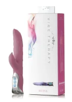 vibe therapy bliss pink - silikonowy model z 7 trybami, 26 cm, wodoodporny
