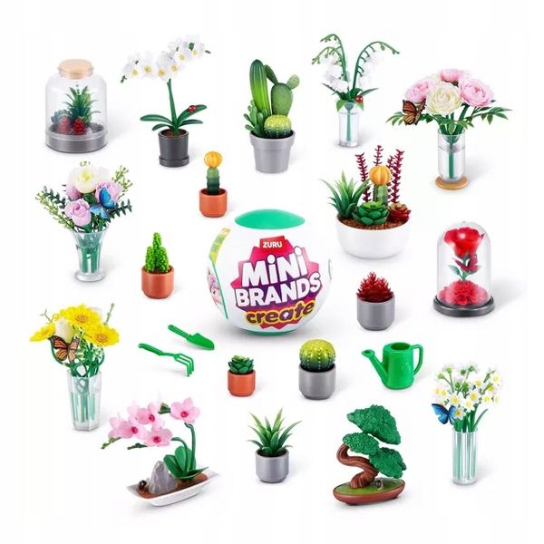 ZURU MINI BRANDS CREATE BOTANICAL GARDEN OGRÓD BOTANICZNY MINIATURKA 3+ zdjęcie 6