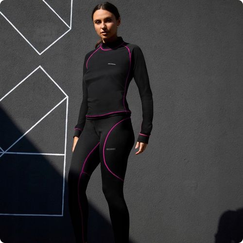 Koszulka Termoaktywna Damska M L Bielizna Odzież Termiczna Bluzka Bluza Róż na Arena.pl