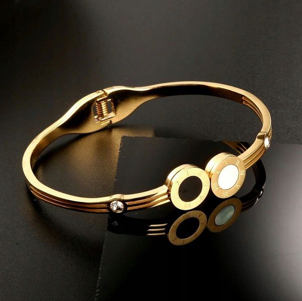 Bransoletka Złota Stal Chirurgiczna 18K zdjęcie 10